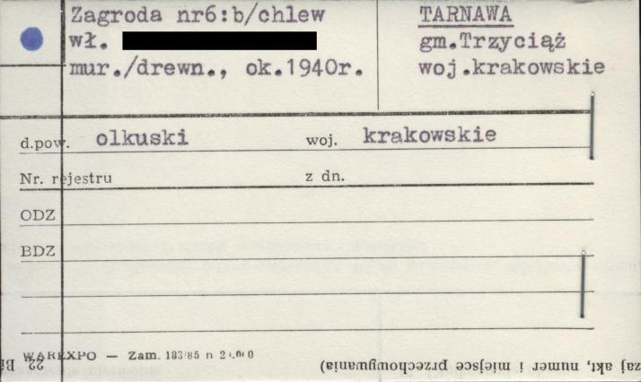 chlew w zagrodzie, skan 1