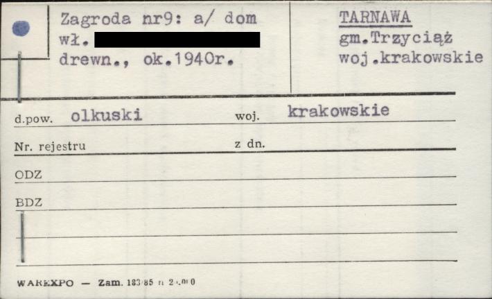 dom w zagrodzie, skan 1