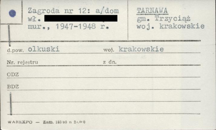 dom w zagrodzie, skan 1