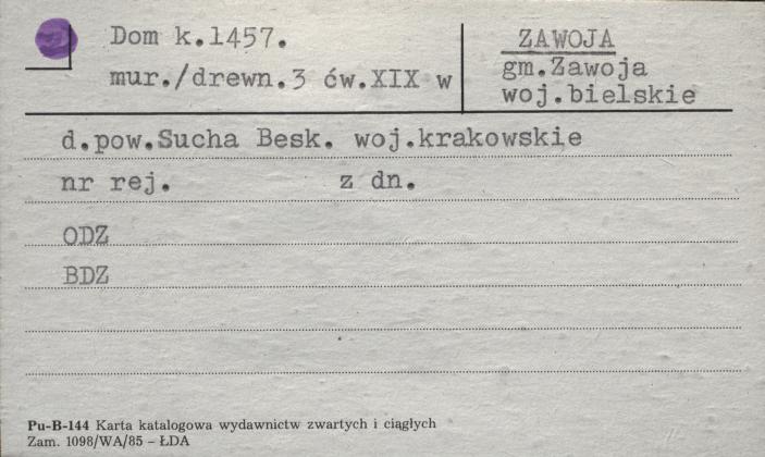 dom k. 1457, skan 1