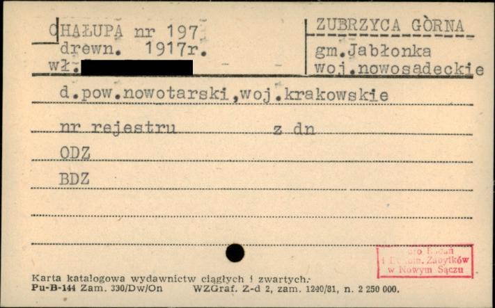 chałupa, skan 1