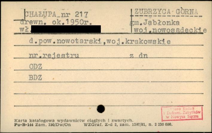 chałupa, skan 1