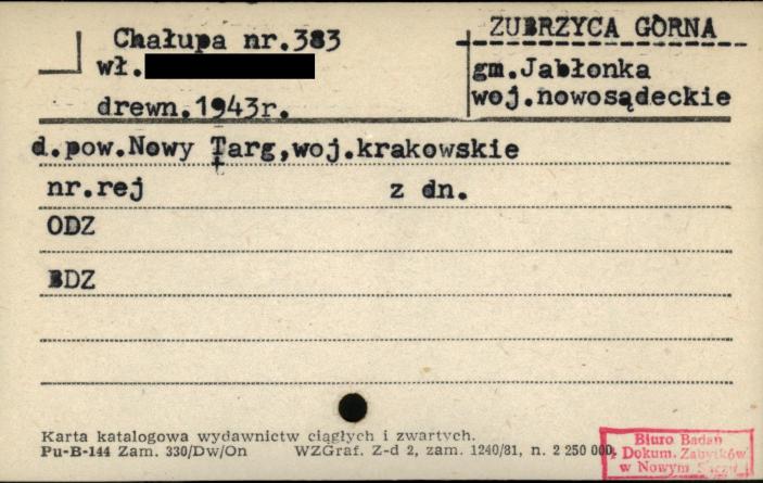 chałupa, skan 1