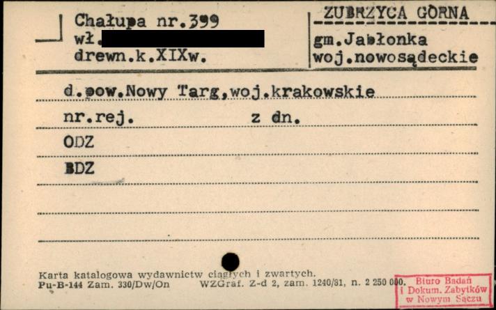 chałupa, skan 1