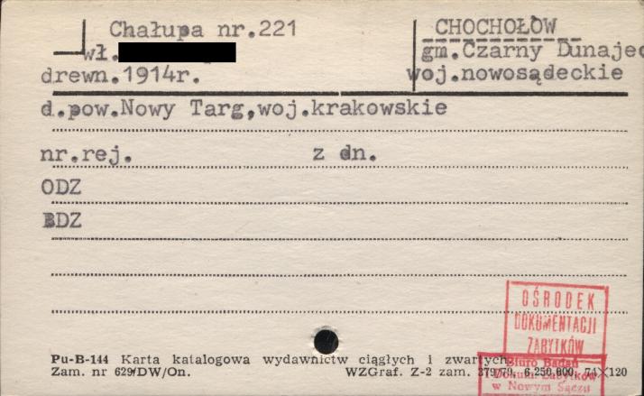chałupa, skan 1
