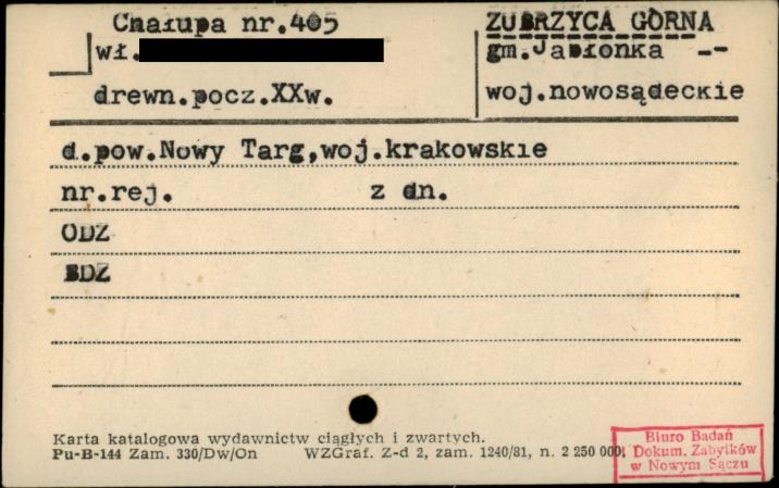 chałupa, skan 1