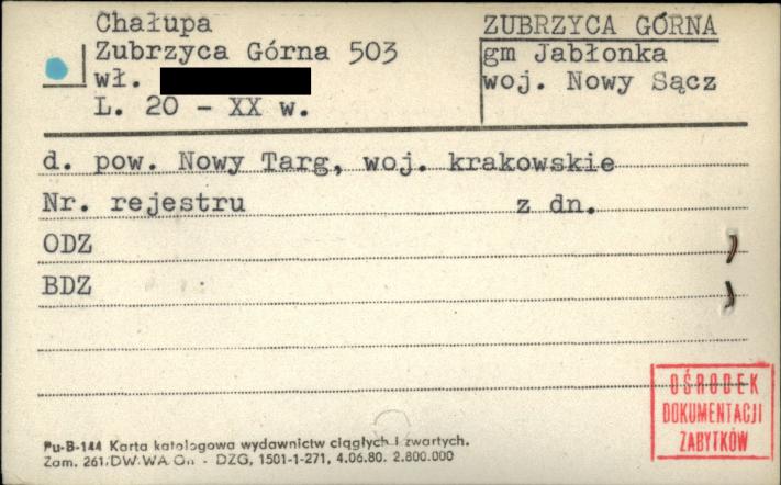 chałupa, skan 1