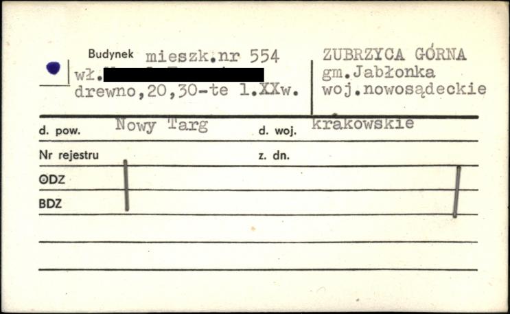 budynek mieszkalny, skan 1