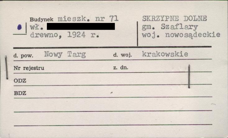 budynek mieszkalny, skan 1
