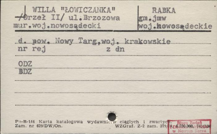 willa Łowiczanka (Orzeł II), skan 1
