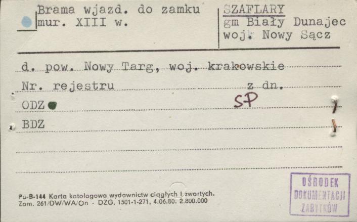 brama do zamku, skan 1