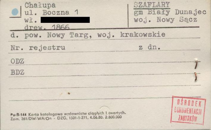 chałupa, skan 1