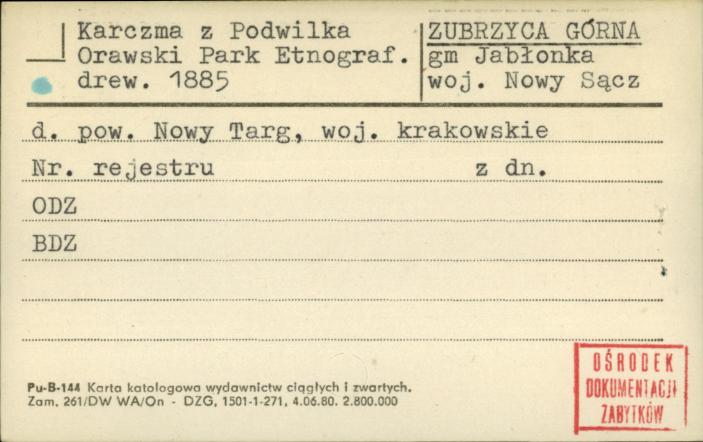karczma z Podwilka, skan 1