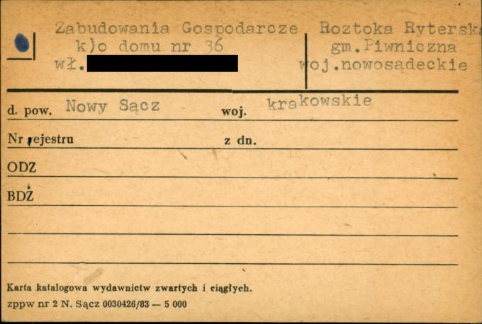 zabudowania gospodarcze k. domu, skan 1