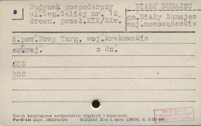 budynek gospodarczy, skan 1