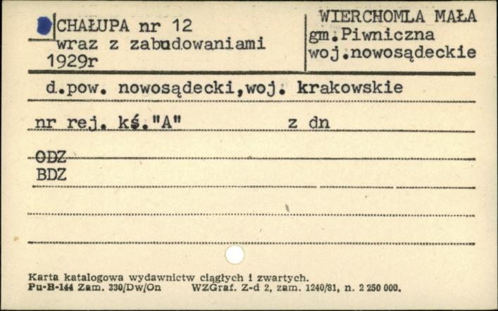 chałupa wraz z zabudowaniami, skan 1
