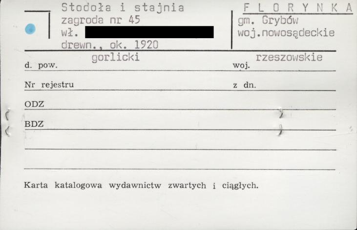 stodoła i stajnia, zagroda, skan 1