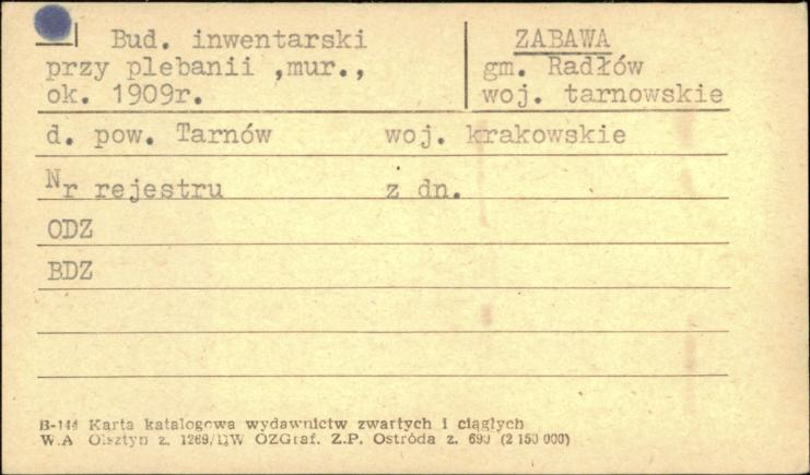 bud. inwentarski przy plebanii, skan 1