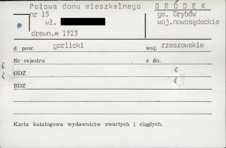 połowa domu mieszkalnego, skan 1