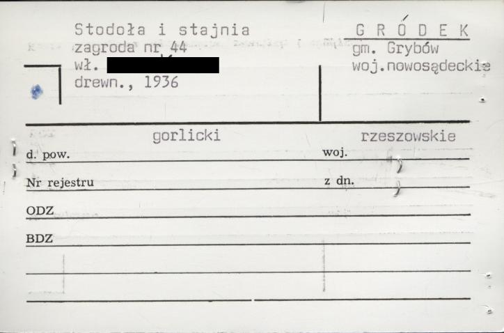 stodoła i stajnia, zagroda, skan 1