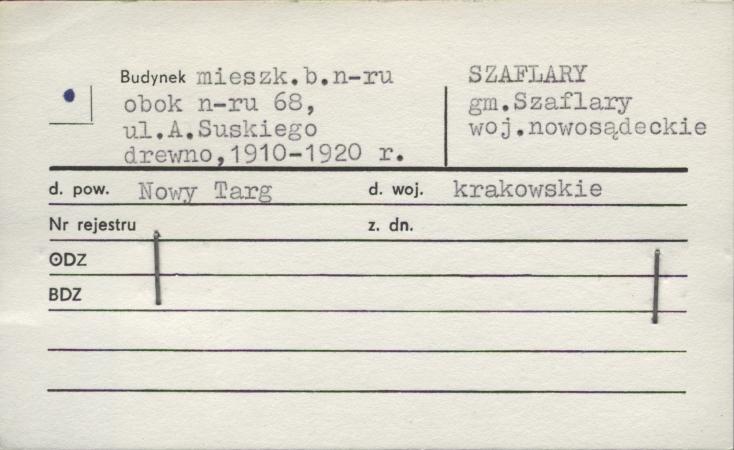 budynek mieszk. b. n-ru obok n-ru 68, skan 1