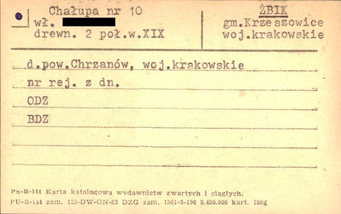 chałupa, skan 1