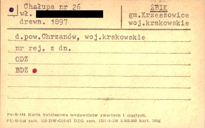 chałupa, skan 1