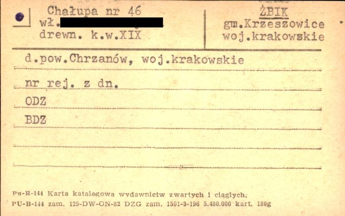 chałupa, skan 1