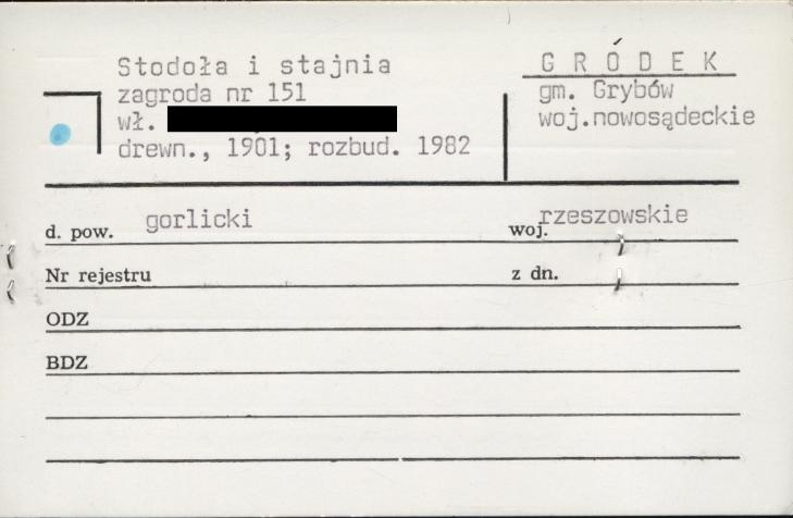 stodoła i stajnia, zagroda, skan 1