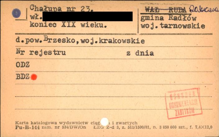 chałupa, skan 3