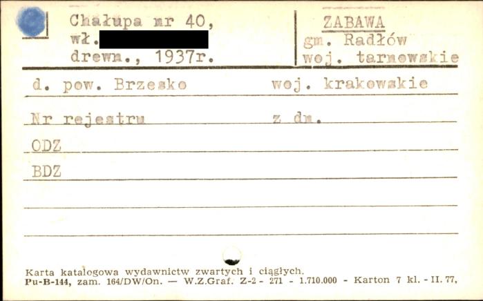 chałupa, skan 1