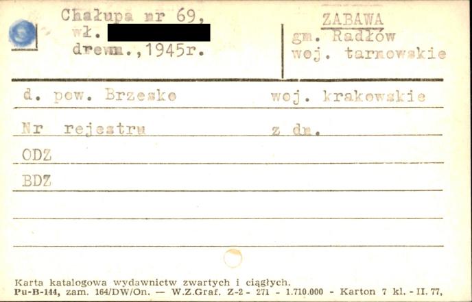 chałupa, skan 1