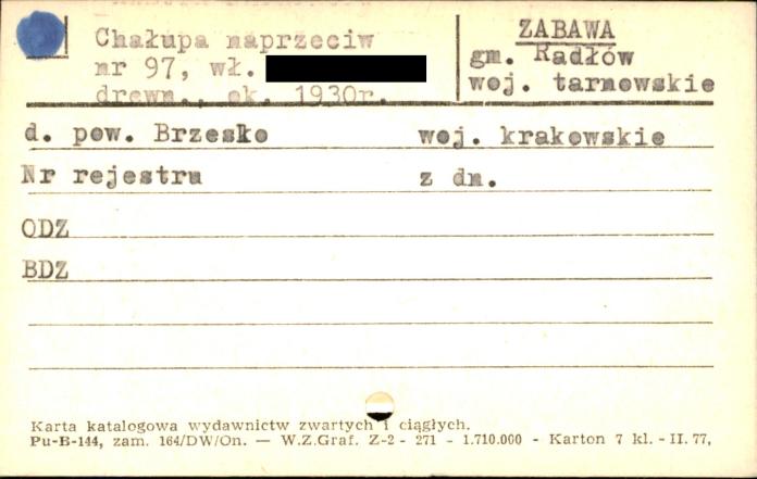 chałupa, skan 1