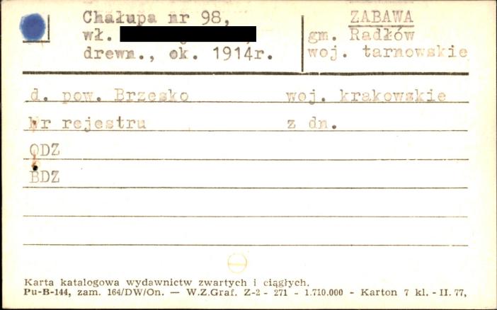 chałupa, skan 1