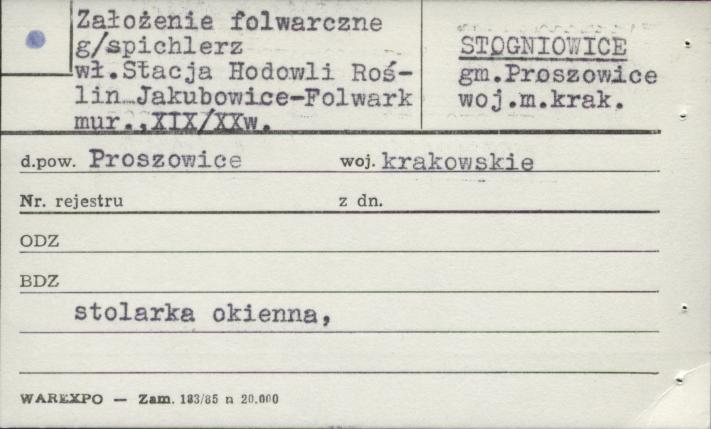 założenie folwarczne g/spichlerz, skan 1