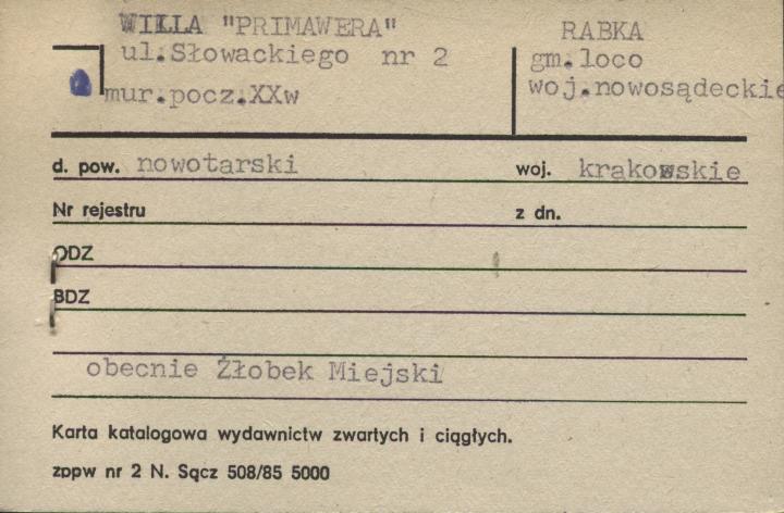 willa Primavera, skan 2