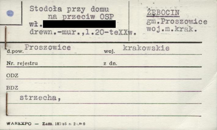 stodoła przy domu naprzeciw OSP, skan 1