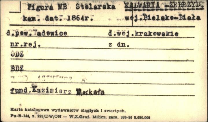 figurka Matki Boskiej, skan 1