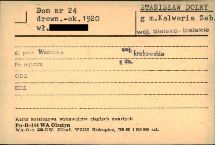 dom, skan 1