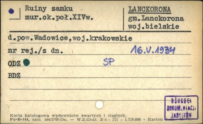 ruina zamku, skan 1