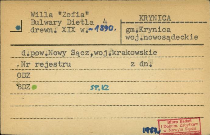 willa Zofia, skan 1
