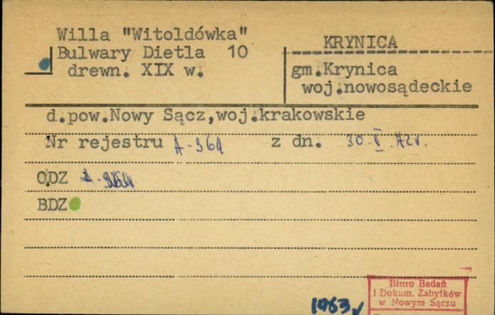 willa Witoldówka, skan 1