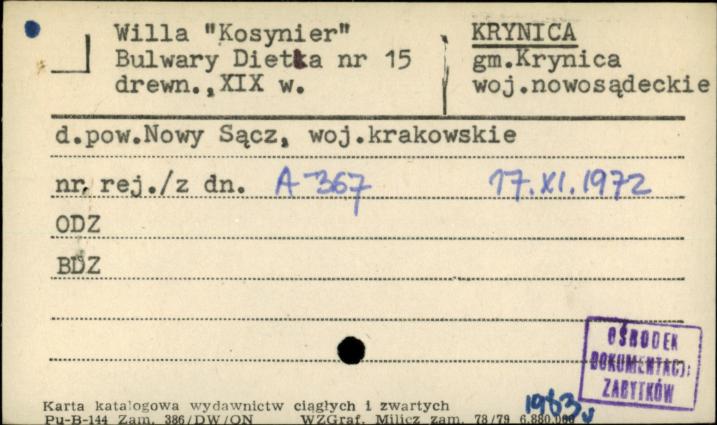 willa Kosynier, skan 1