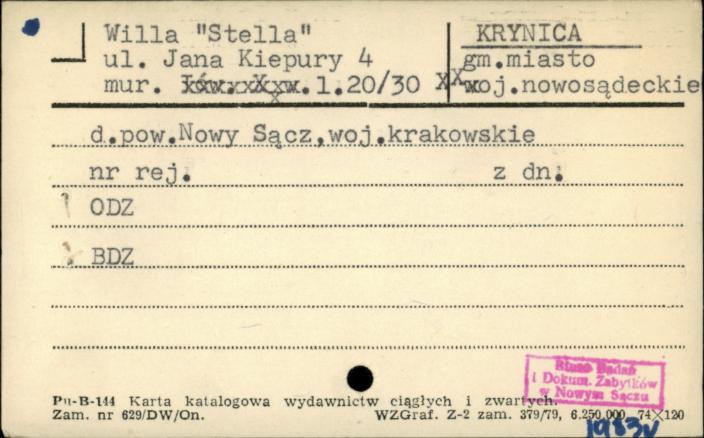 willa Stella, skan 1