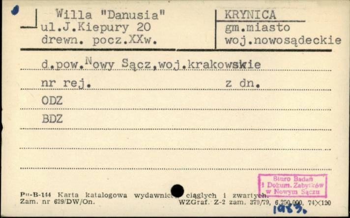 willa Danusia, skan 1