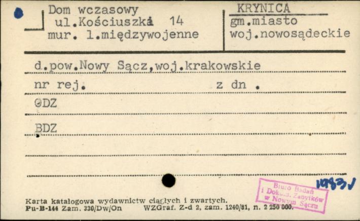 dom wczasowy, skan 1