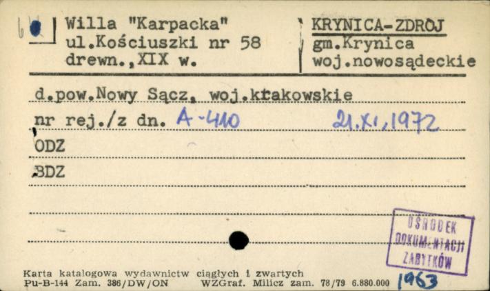 willa Karpacka, skan 1