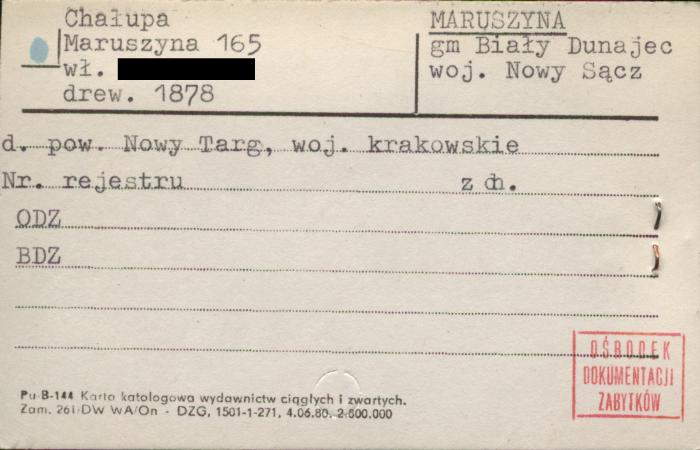 chałupa, skan 1