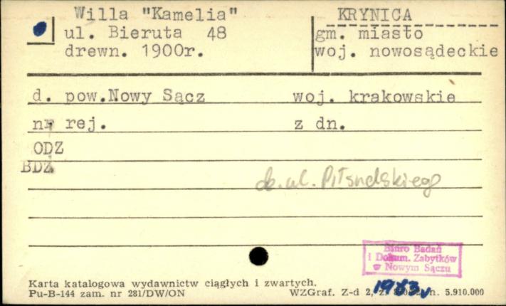 willa Kamelia, skan 1