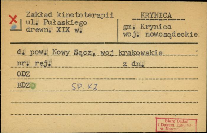 zakład kinetoterapii, skan 1